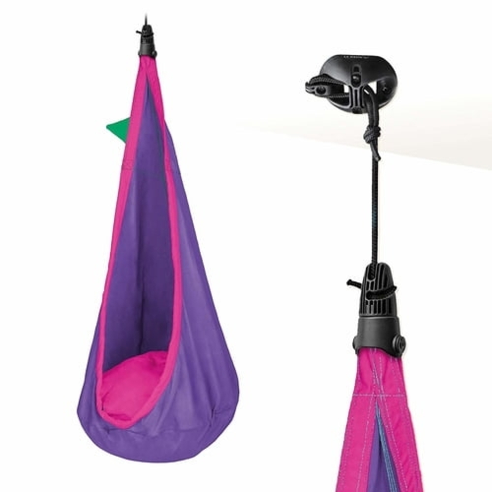 Yoki Purple and Pink Sensory Swing Pod